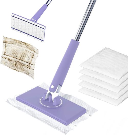 Mini sweeper mop, wet and dry dual-use, kitchen and bathroom wall mirror