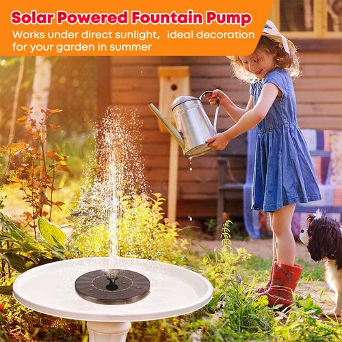 Aquarium Floating Solar Fountain Pool Pond Waterfall Fountain Garden Water Pump Patio Decorative Garden