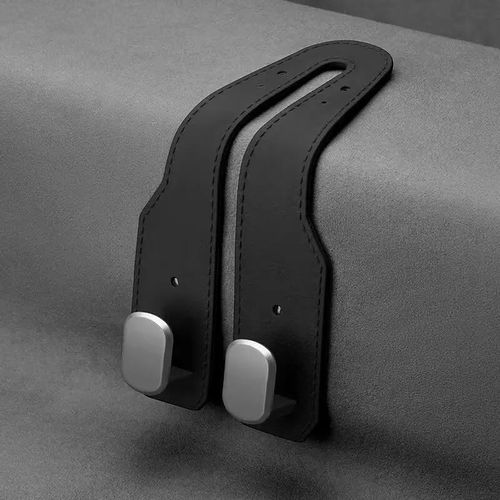（4PCS）Car hooks, suede trim, multi-functional front and rear seatback hooks, car seat interior trim.