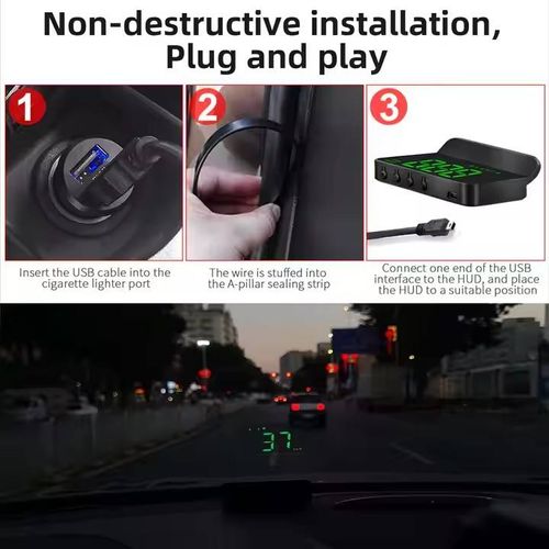 Head Up Display (HUD) for Cars, Trucks, and Motorcycles. Odometer, Mileage, and Accessories.