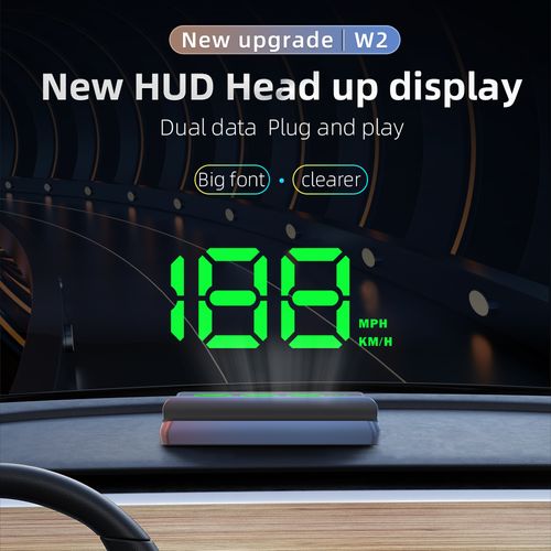 Driving Safety HUD: Universal Speedometer & Mileage Display for Cars, Trucks & Bikes