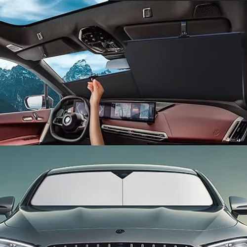 🌞Summer Specials 49% OFF🔥 Automatic retractable car sunshade