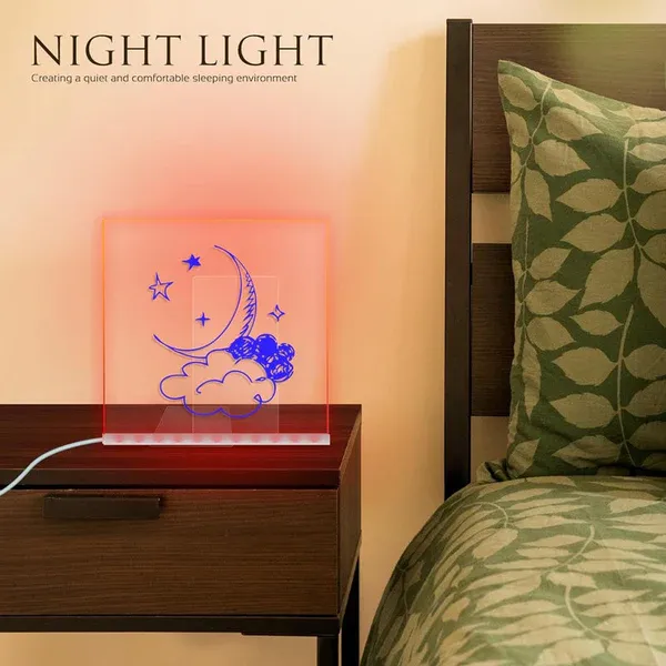 Super popular with kidsIlluminated LED Whiteboard for Messages