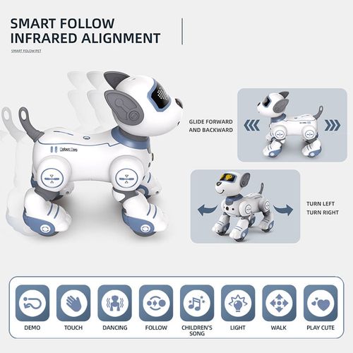 Robot Dog Intelligent Programmable Dancing Music Intelligent Sensor Interactive Children's Educational Early Education Toys