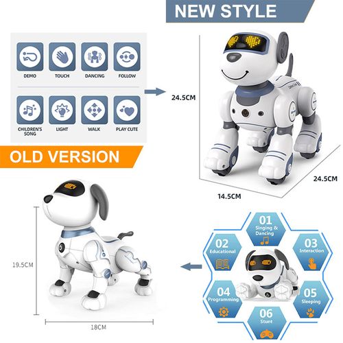 Robot Dog Intelligent Programmable Dancing Music Intelligent Sensor Interactive Children's Educational Early Education Toys