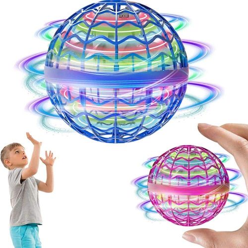 Inductive Charging Magic Ball Toy New Design Mini Disco LED Lamp Stress Relief UFO Plastic Toy for Parties for Play
