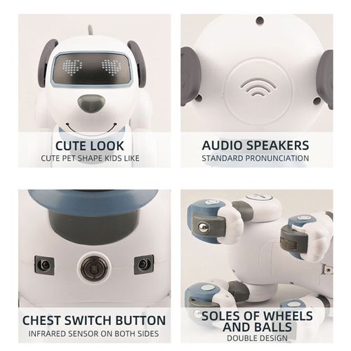 Robot Dog Intelligent Programmable Dancing Music Intelligent Sensor Interactive Children's Educational Early Education Toys