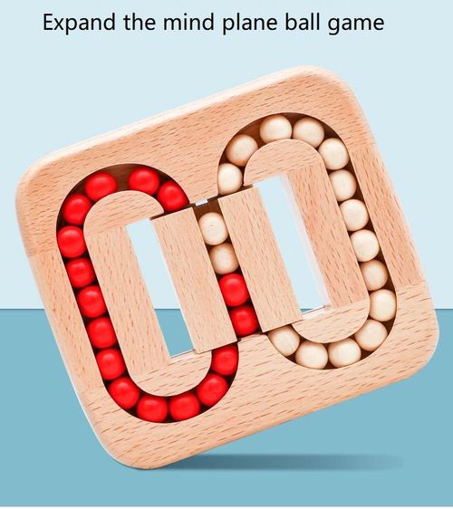 Traditional Wooden Puzzle Brain-Burning Toy Flat Ball Maze to Unlock Intelligence Grocery Toys