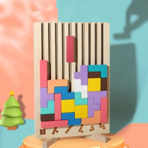 Hot Sale 3d Russia Puzzle Block Wooden Jigsaw Puzzle Toys Educational Toys for Montessori Kindergarten