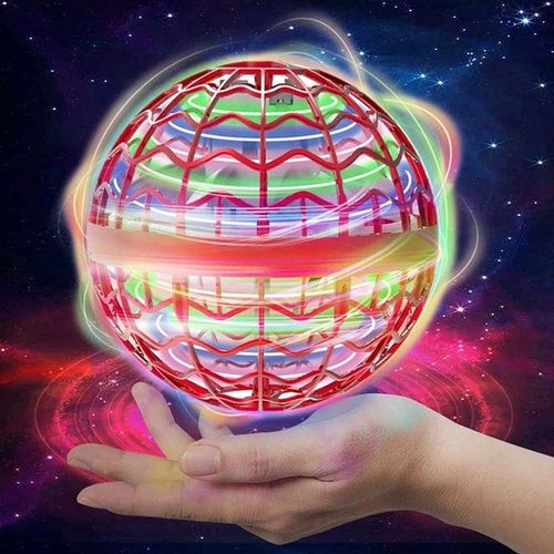 Inductive Charging Magic Ball Toy New Design Mini Disco LED Lamp Stress Relief UFO Plastic Toy for Parties for Play