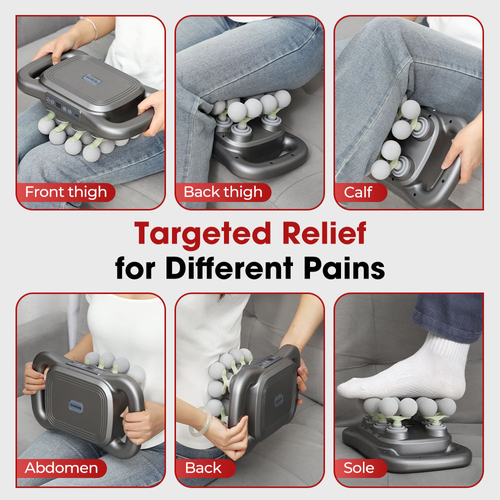 Professional-grade intelligent sixteen-head fascia gun, a multi-functional massager for full-body deep relaxation and percussive massage at home.