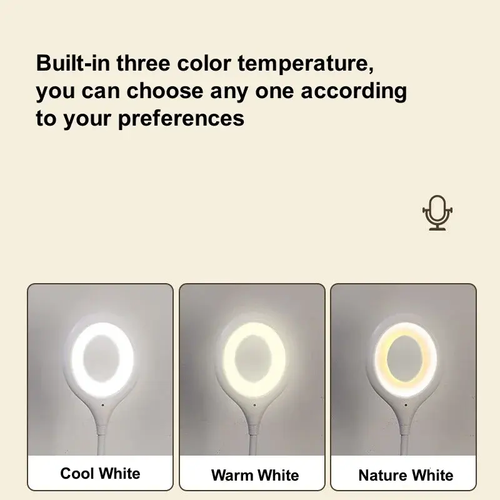 Modern minimalist creative AI voice-controlled night light