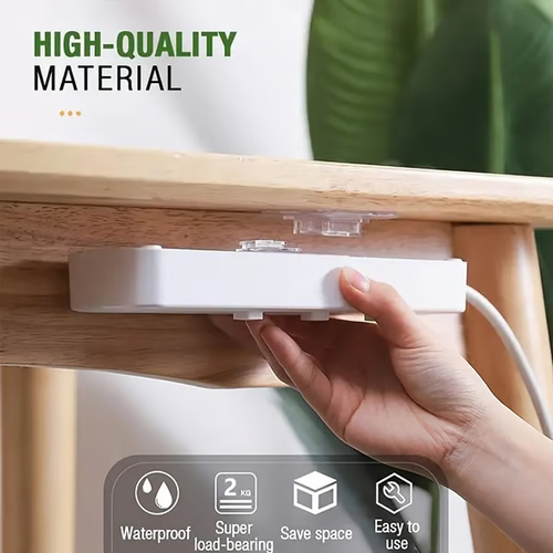 Transparent Double-sided Adhesive Wall Hooks     Buy 1 Get 4 Free