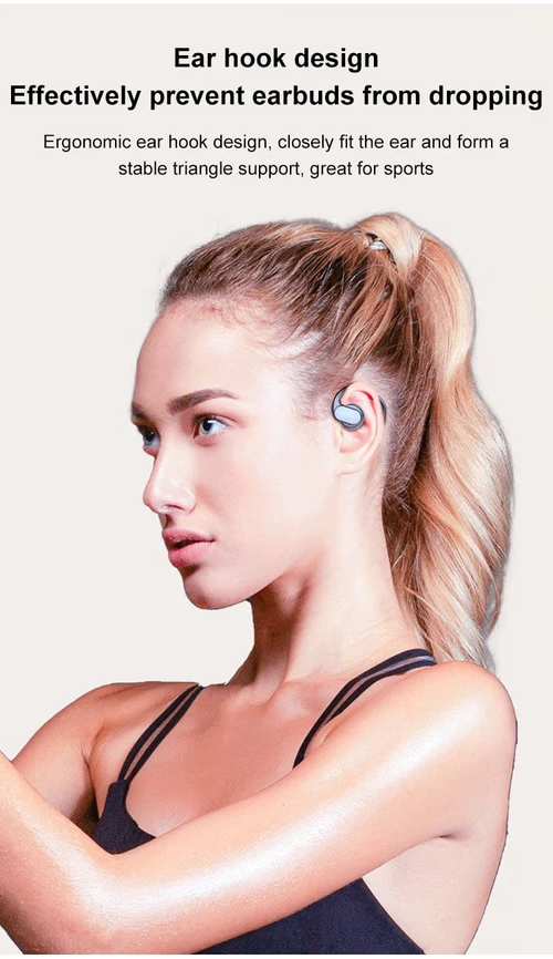 TWS Wireless Bone Conduction Digital Bluetooth Headset