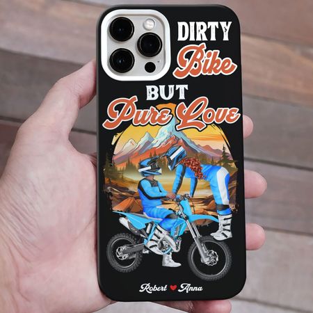 Personalized Gifts For Motocross Couple Phone Case