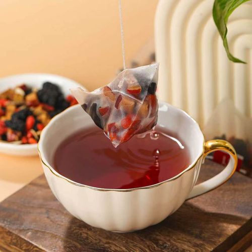 Organic Chinese Herbal Five Treasure Flavor Tea Ginseng Infused with Dates for Health Energy Fertility Kidney Support