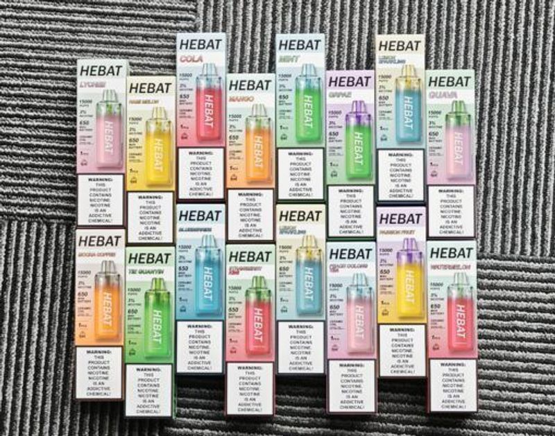 HEBAT喜貝一次性拋棄式電子菸15000口王嘉爾同款ILIA糖果雲煙館 飞行员