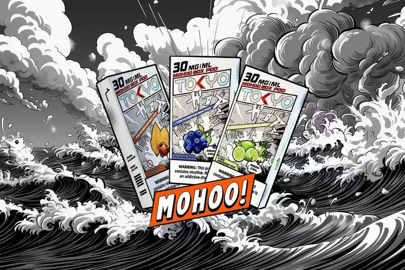 限時活動 TOYKO MOHOO BOX 東京魔盒煙桿 拋棄式煙彈 買3盒煙彈+$150送京東魔盒煙桿1隻-台灣現貨 飞行员