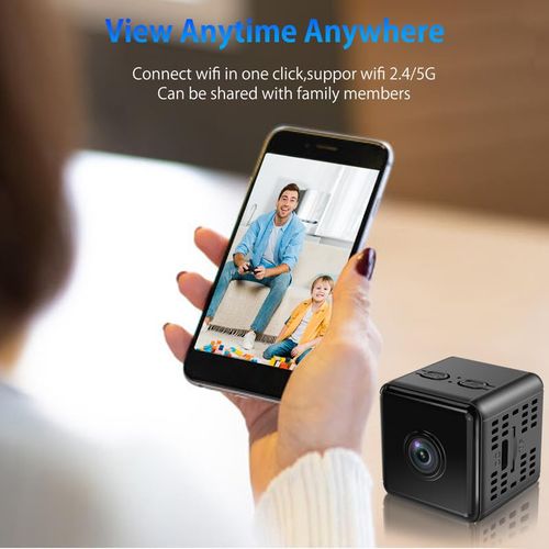 🔥Hot Seller🔥 COD！Hidden Camera,1080P HD WiFi Mini Nanny Cam with Night Vision & Motion Detection - Indoor&Outdoor Wireless Security Spy Cameras for Home, Car, Baby & Pet Monitoring-Upgraded X6d