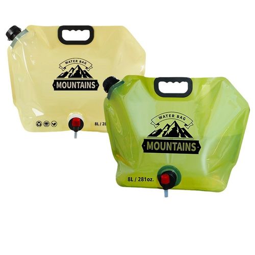 🔥Hot Seller🔥 COD！Portable Outdoor Water Bag, Car Camping Gear, Outdoor Hiking, Foldable Travel Plastic Water Bag