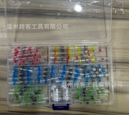 200 PCS Waterproof Solder Seal Wire Connectors Kit, Heat Shrink Butt Terminals with Storage Case for Electrical Wiring