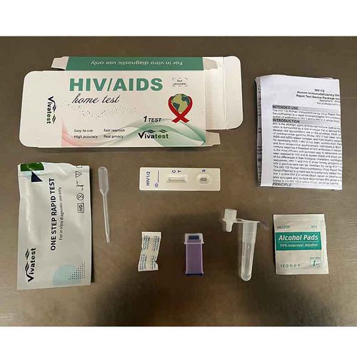 Kit de teste de sangue para HIV, reagente para detecção de HIV, uso médico e doméstico, teste individual