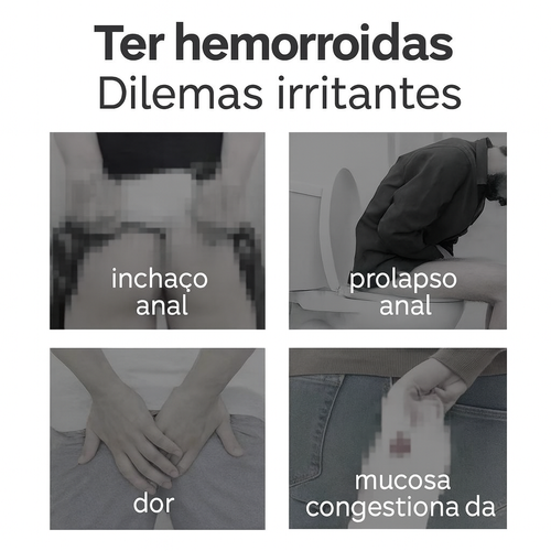 Pomada para Hemorróidas Profissional – Alívio Rápido para Dor, Sangramento e Prolapso Anal 🍑🔥