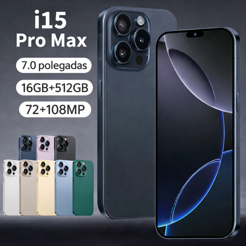 i16 Pro Max – Tela Gigante, Bateria Monstra e Som Potente 🔋📱🔥