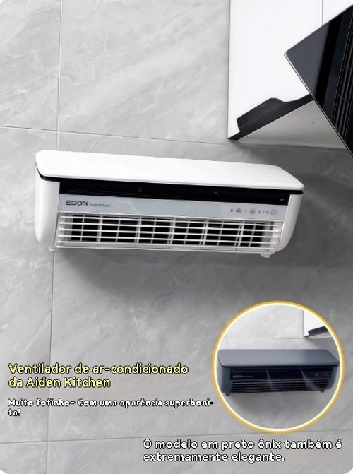 Ar condicionado pequeno dedicado para ventilador de ar da cozinha