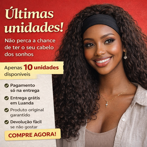 PERUCA DE CABELO HUMANO 100% NATURAL 😍