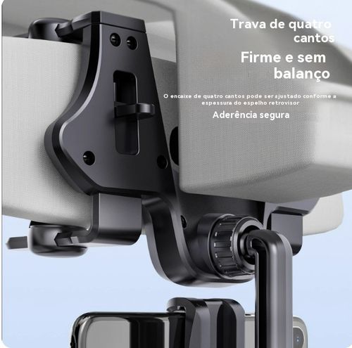 Suporte de telemóvel para carro com espelho retrovisor em liquidação, suporte universal para carro