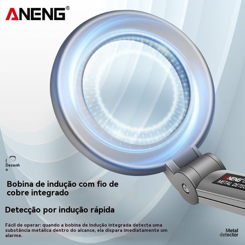 Detector de metais portátil de alta precisão
