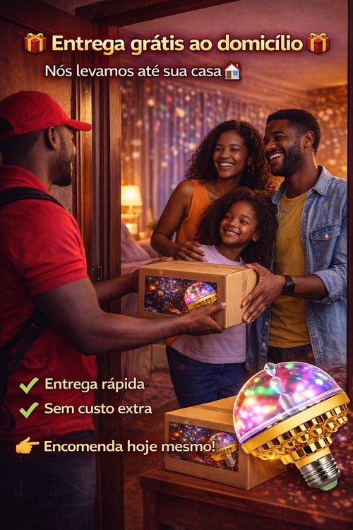 💡 FOCO DE LUZES DE FESTIVAL GIRATÓRIO 💡