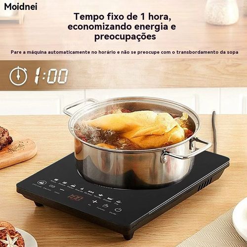 🔥Fogão de Indução 2200W — Fogo Forte de Verdade!🔥