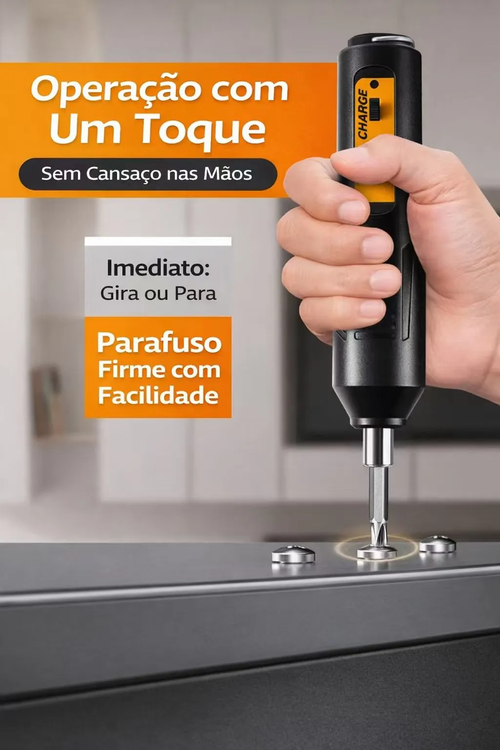 🔥🔧 Chave de Parafusos Elétrica Recarregável Profissional