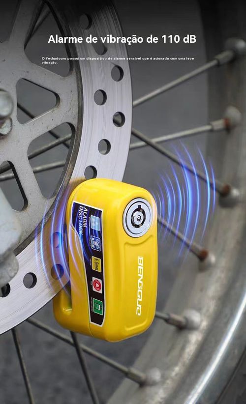 Alarme de fechadura de motocicleta