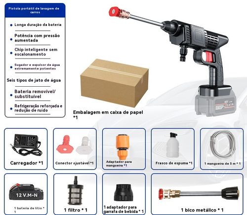 Lavadora de alta pressão sem fios