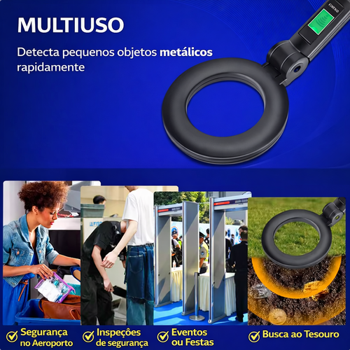 🟡 DETECTOR DE METAIS 360°