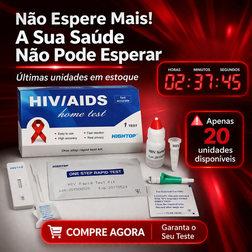 Teste Rápido de HIV em Casa em Luanda | Kit Seguro, Privado e Resultado em Minutos