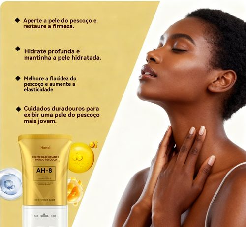 Creme com rolo reafirmante para o pescoço