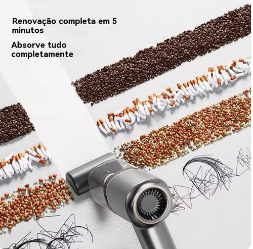 Aspirador de carro sem fios, portátil, pequeno, de grande potência, para uso automóvel, mini