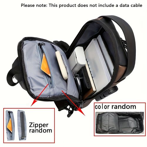 Anti-theft Password Lock Crossbody Bag
