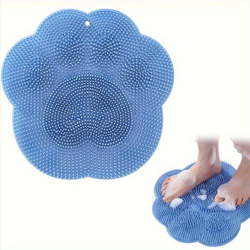 Silicone bath massage mat