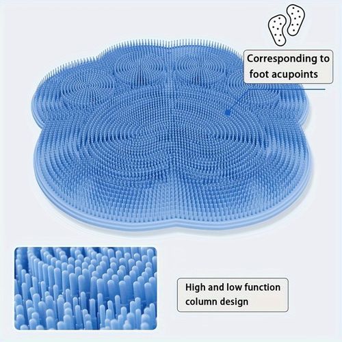 Silicone bath massage mat