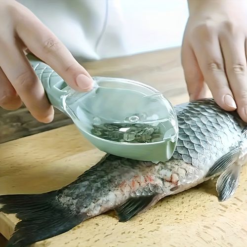 Fish-shaped scraper