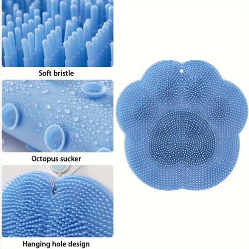 Silicone bath massage mat
