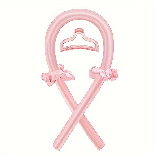 Kit de bouclage à froid - Bigoudis en satin pour boucler les cheveux pendant la nuit - Bigoudis à froid - Soins capillaires doux et efficaces