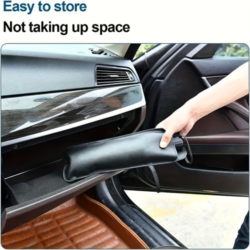 Pare-soleil de voiture pare-brise avant protection solaire et pare-soleil d'isolation thermique, équipement de rideau occultant, pare-brise de voiture petit parapluie de voiture