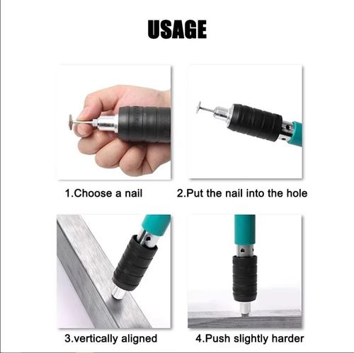 Porte-outils de fixation murale en métal pour cloueur portable multifonctionnel - Machine à clouer à économie de main-d'œuvre pour clous muraux