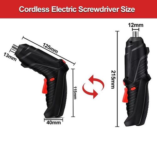 Ensemble de tournevis électriques rechargeables Mythco, avec 47 accessoires sans fil